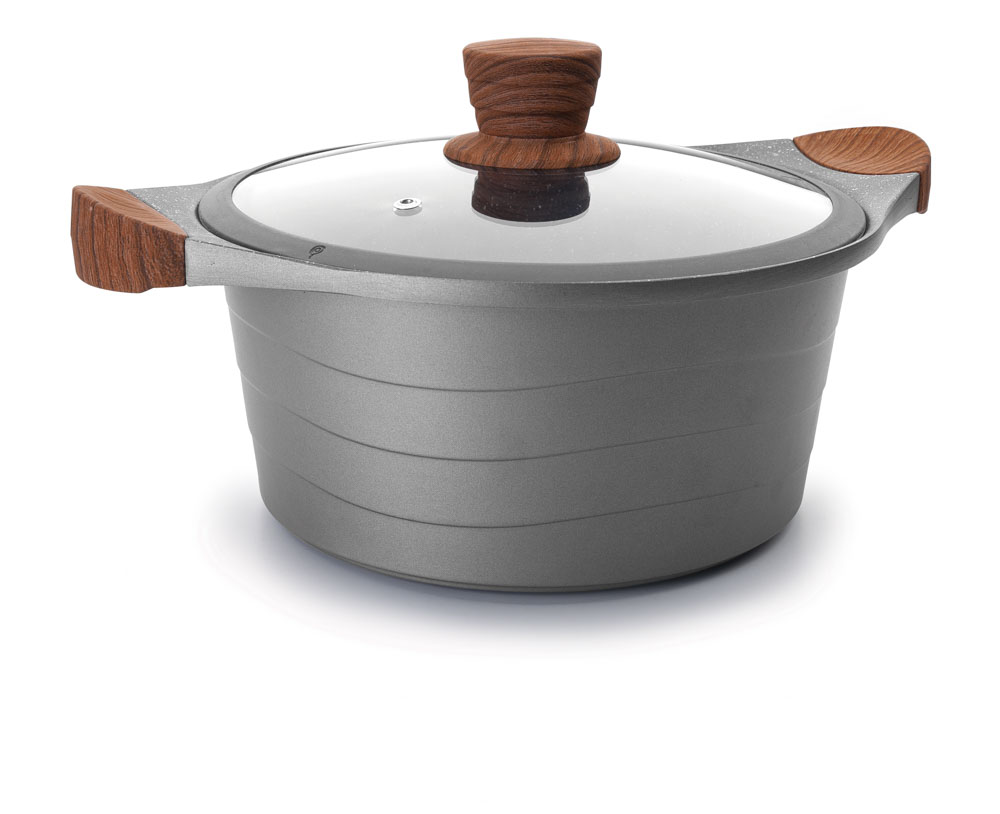 CACEROLA ALUM.FUNDIDO STILO D.20 CMS