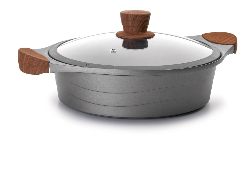 CACEROLA BAJA ALUM.FUN.STILO D.28 CMS