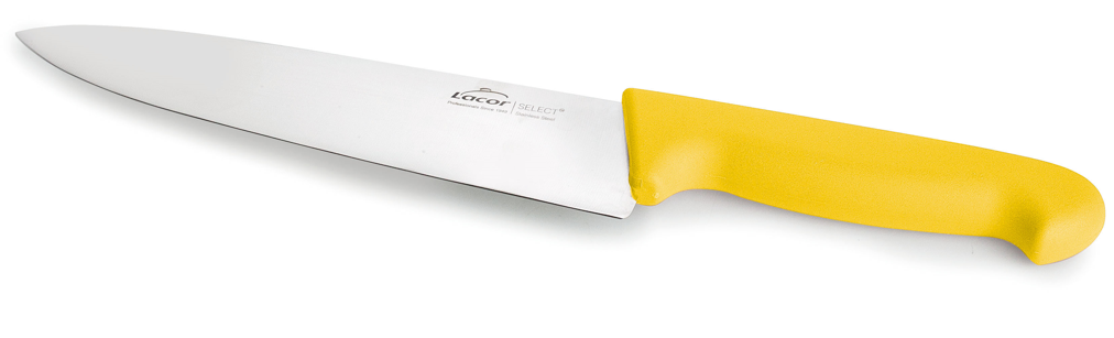 [38302] CUCHILLO CHEF SELECT 20 CM AMARILLO