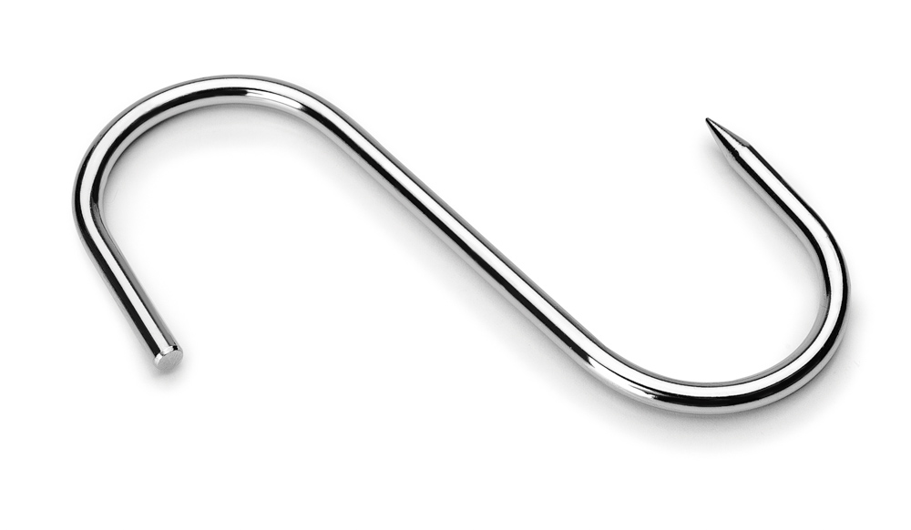 GANCHO CARNICERO 18.5 CM 1 PUNTA (6 PCS)