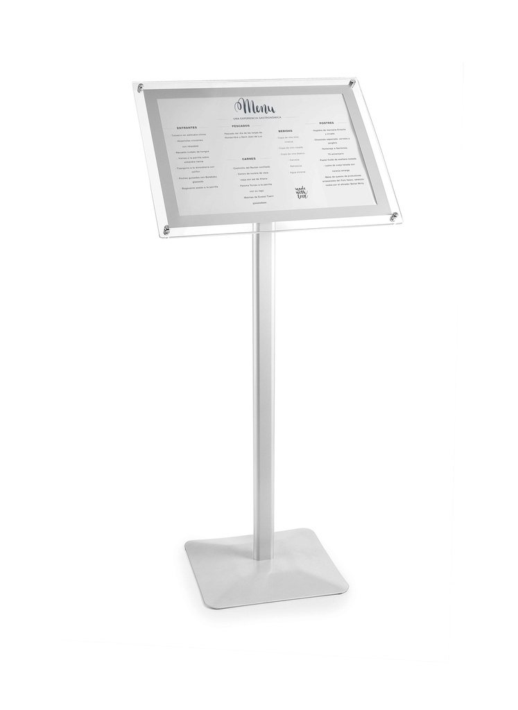 ATRIL PORTA MENU ACRILICO A3