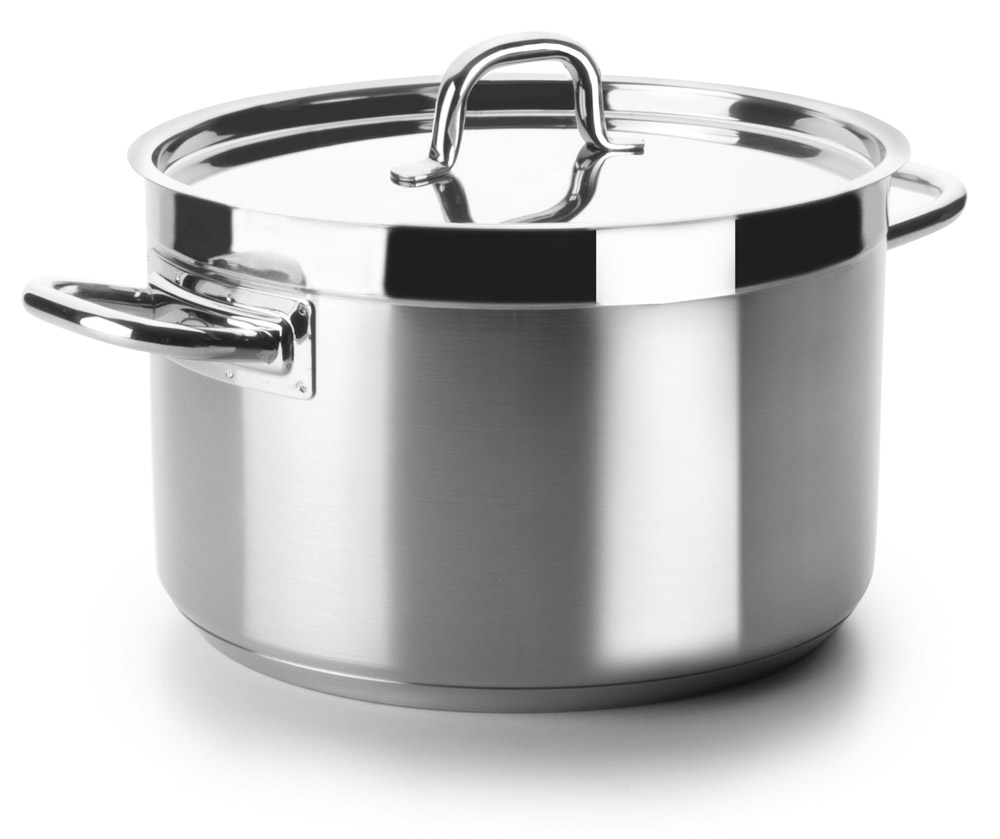 CACEROLA ALTA CON TAPA D.36 CM CHEF-LUXE