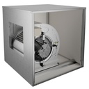 Ventilador centrifuga con caja