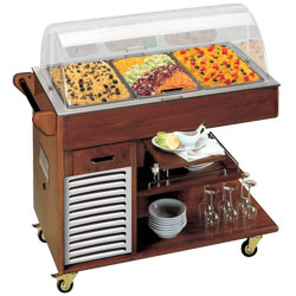 Carro refrigerado para entremeses 3x GN 1/1