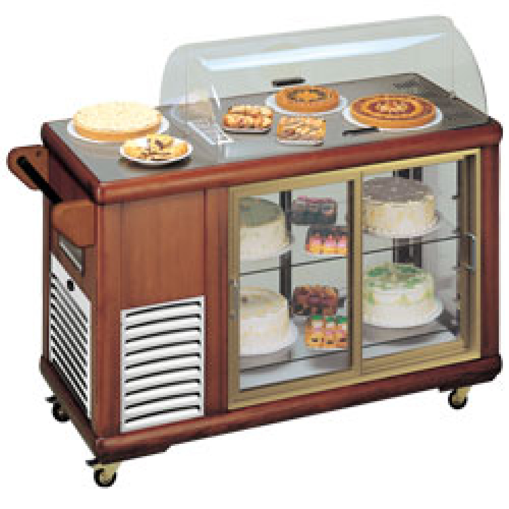 Carro refrigerado para pasteles