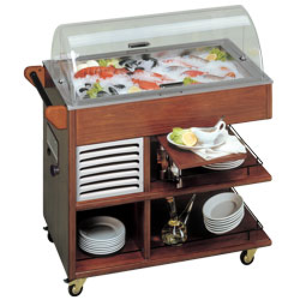 Carro refrigerado para pescados