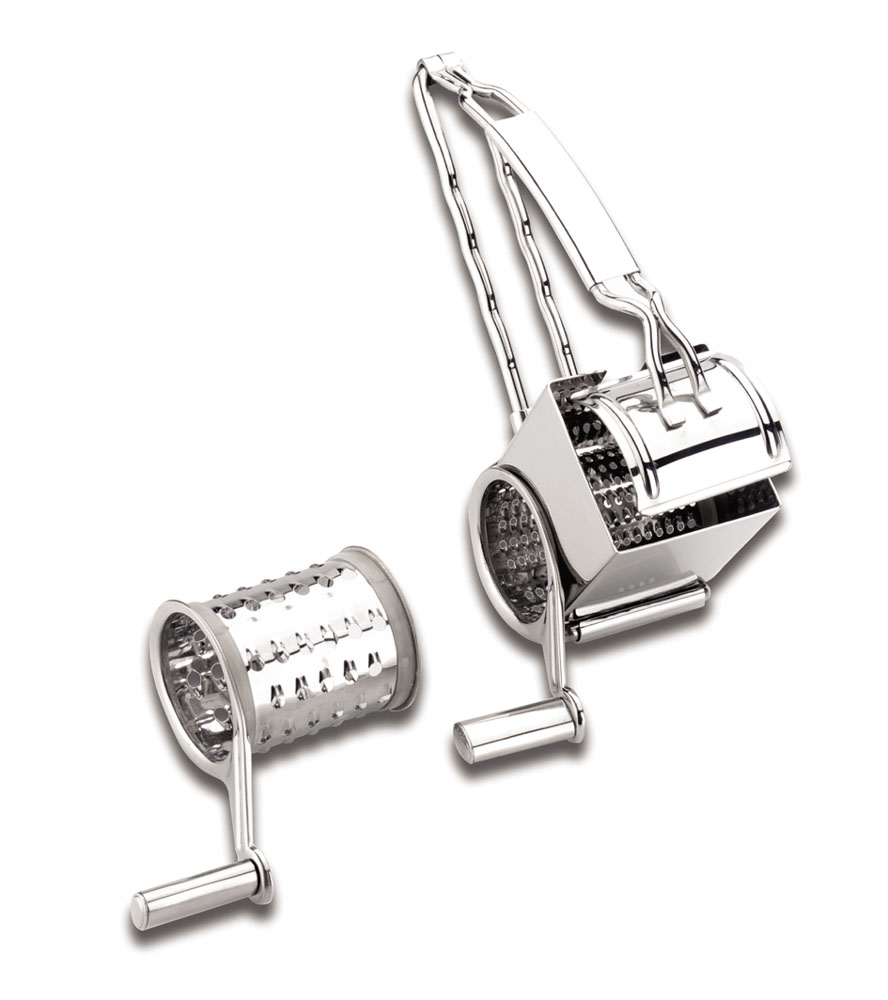 [60335] RALLADOR INOX A MANIVELA 2 CUCHILLAS