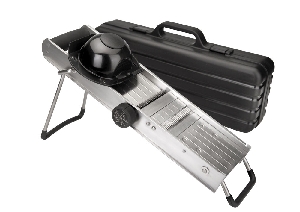 [60357] MANDOLINA INOX C/PROTECT CUCHIL REVOLVER