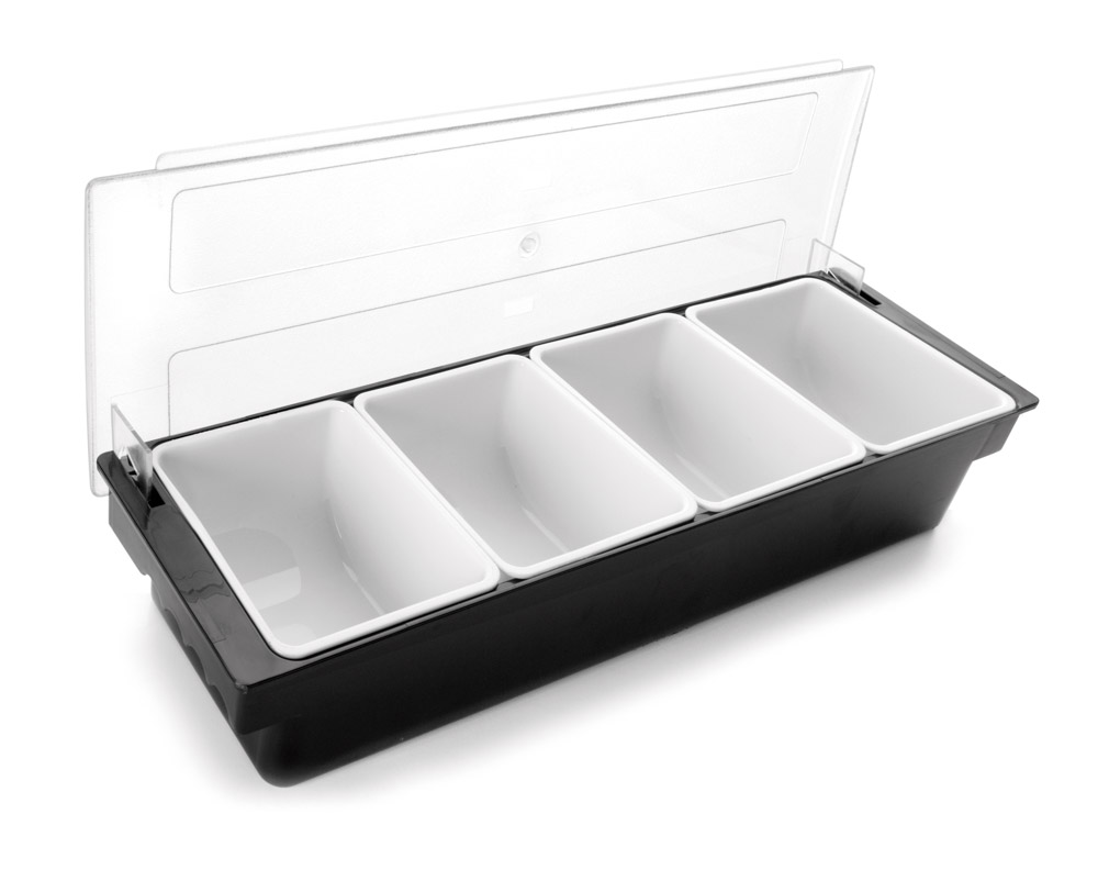 CONTENEDOR CONDIMENTOS 4 SECTORES 750ML
