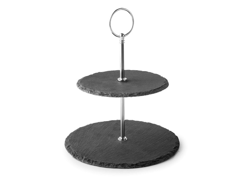 [61234] SOPORTE EXPOSITOR REDONDO PIZARRA