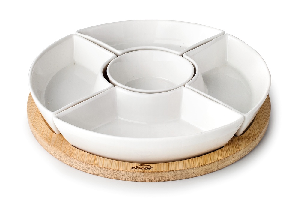 [61243] FUENTE 5 COMPART. BASE BAMBÚ ZENSAI