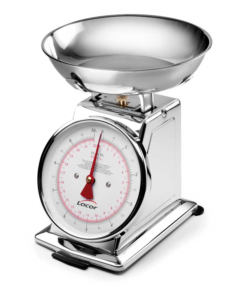 [61705] BASCULA MECANICA C/BOL INOX 5 KGS