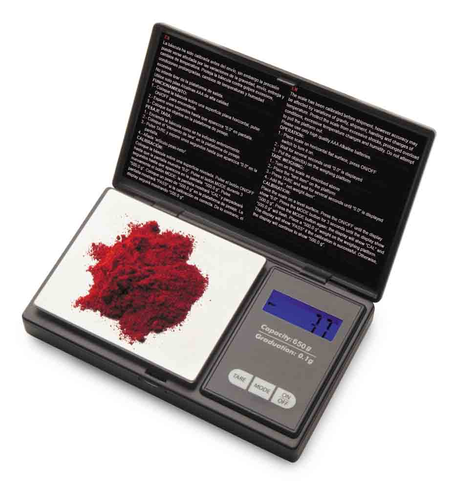 [61709] BASCULA PRECISION DE BOLSILLO 650 GR