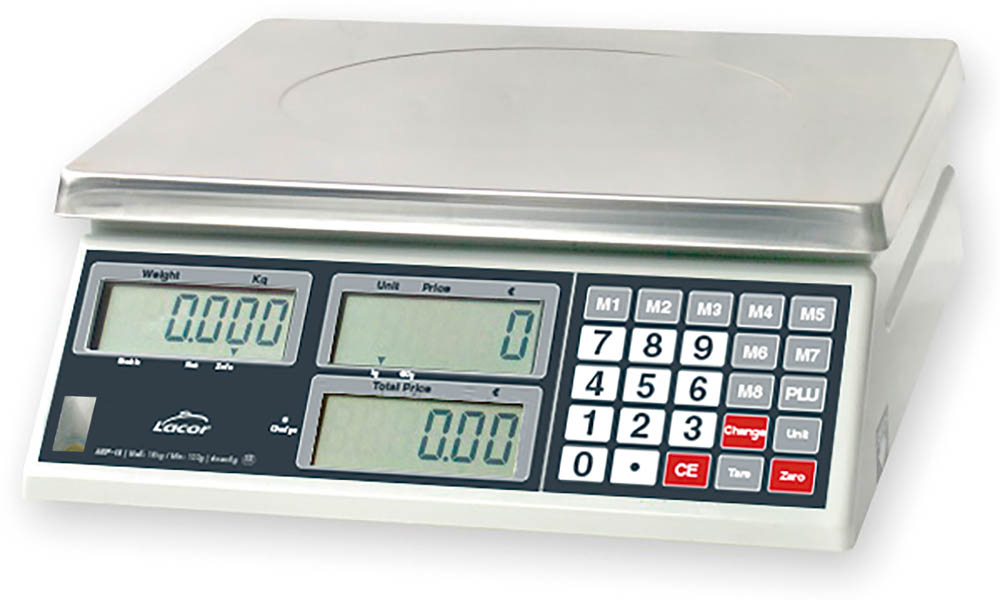 [61716] BASCULA ELECTRONICA C/BASE CUADRADA 15KG