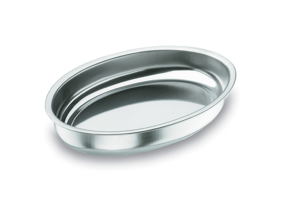 FUENTE HONDA OVAL. 40X26 INOX.