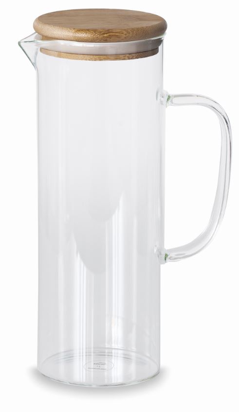 [61953] JARRA DE AGUA TAPA BAMBU 1L