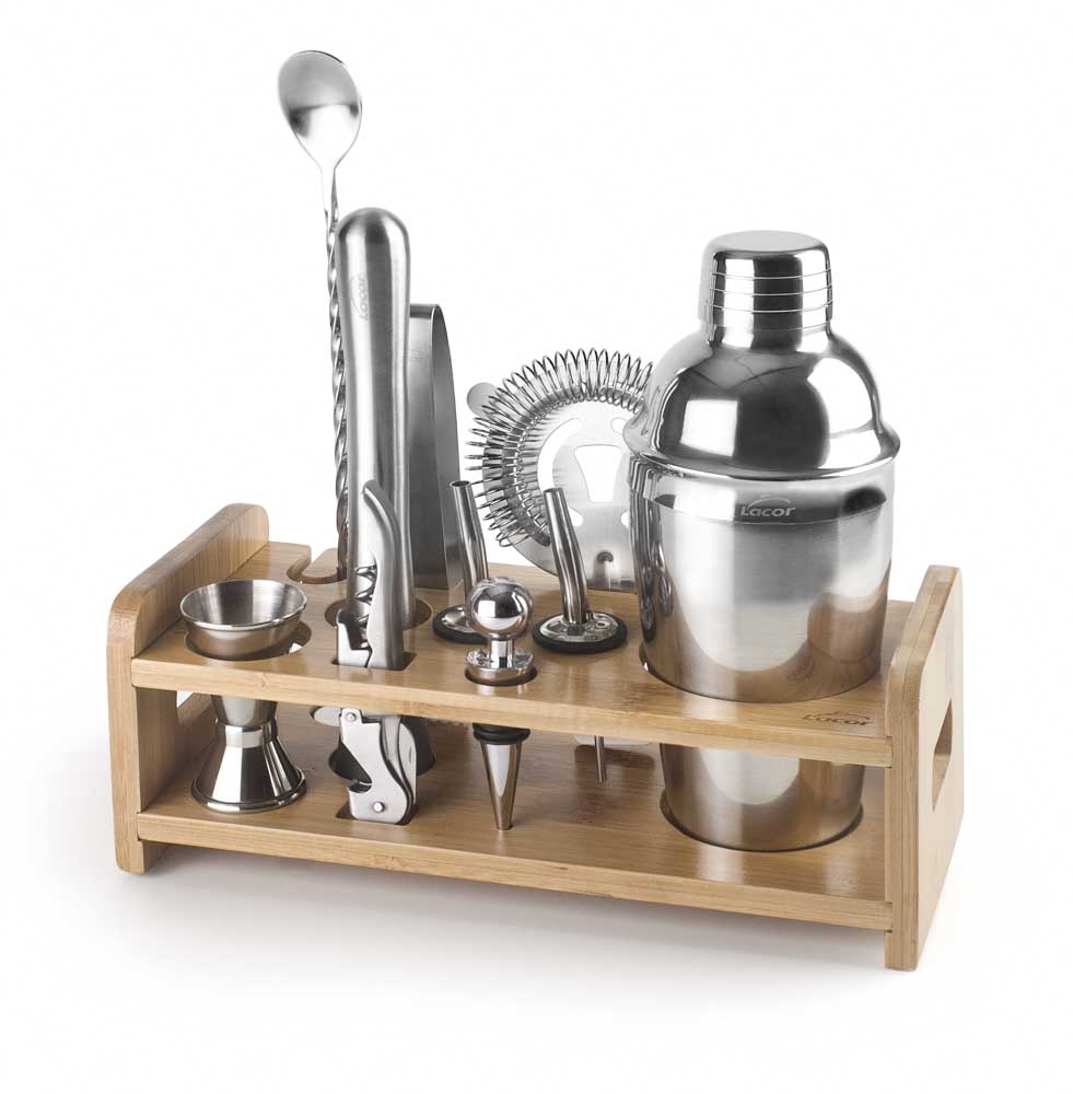 SET COCTELERÍA ACERO INOXIDABLE