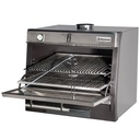 Horno-BBQ brasa, GN 1/1 + GN2/4 (75 Kg/h)/Acero inoxidable
