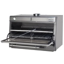 Horno-BBQ brasa, GN 2/1 + GN1/1 (150 Kg/h)/Acero inoxidable