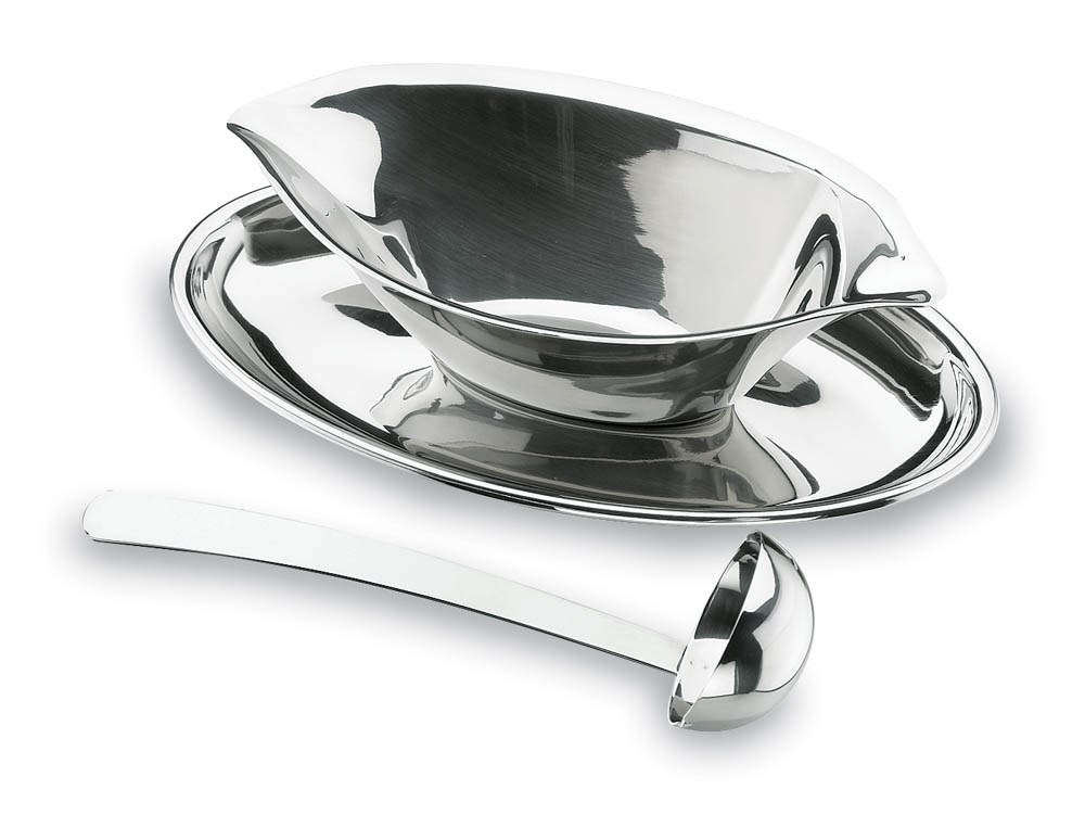 SERVIDOR SALSA "LUXE" C/CUCHARA INOX 18
