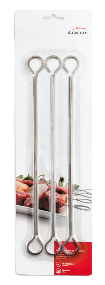 [62435] PINCHO BARBACOA CUADRADO INOX 305 MM.