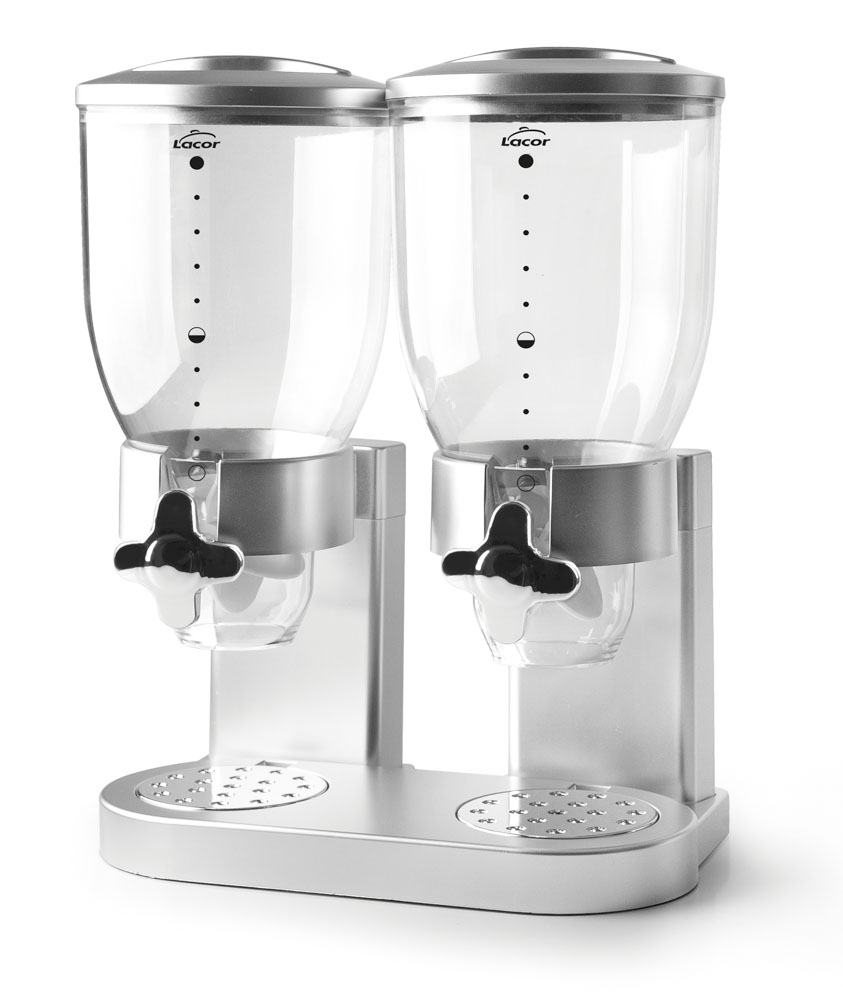 DISPENSADOR DE CEREALES DOBLE 2X2L