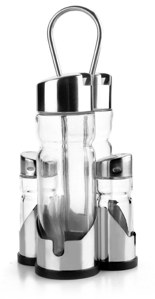[62864] JUEGO VINAGRERA 4 PCS BASIC