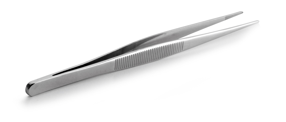 PINZA DE PRECISIÓN RECTA 15.5CM INOX18/1