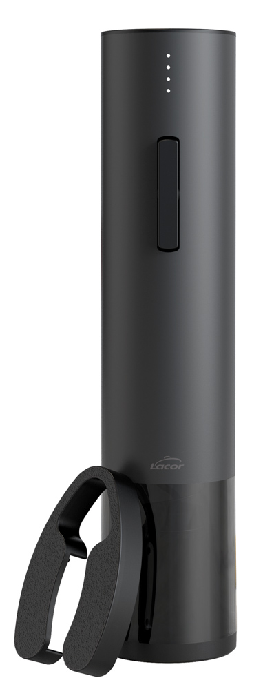 [63056] SACACORCHOS ELECTRICO USB BLACK LUXE