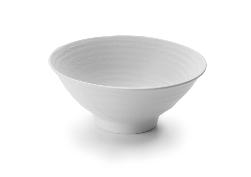 BOL CÓNICO MELAMINA WHITE D.25X9 CM