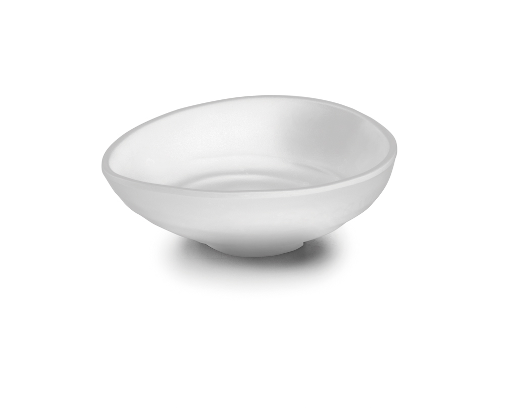 BOL OVAL MELAMINA WHITE 24X20X7 CM