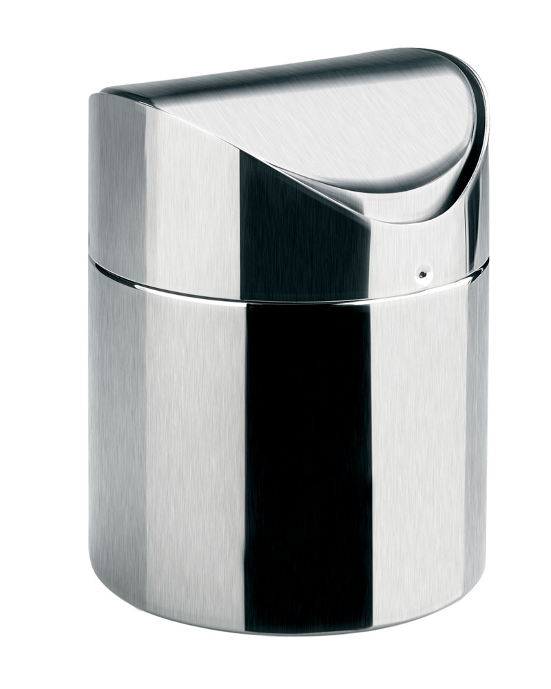 PAPELERA SOBREMESA 12x16CM INOX 18/10