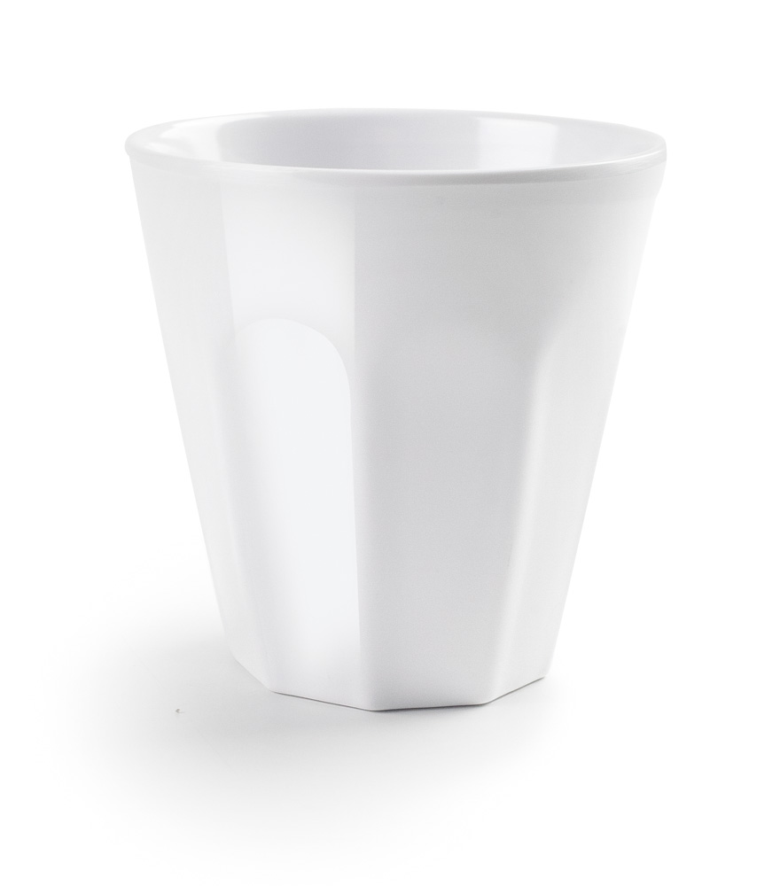 VASOS MELAMINA WHITE 320ML