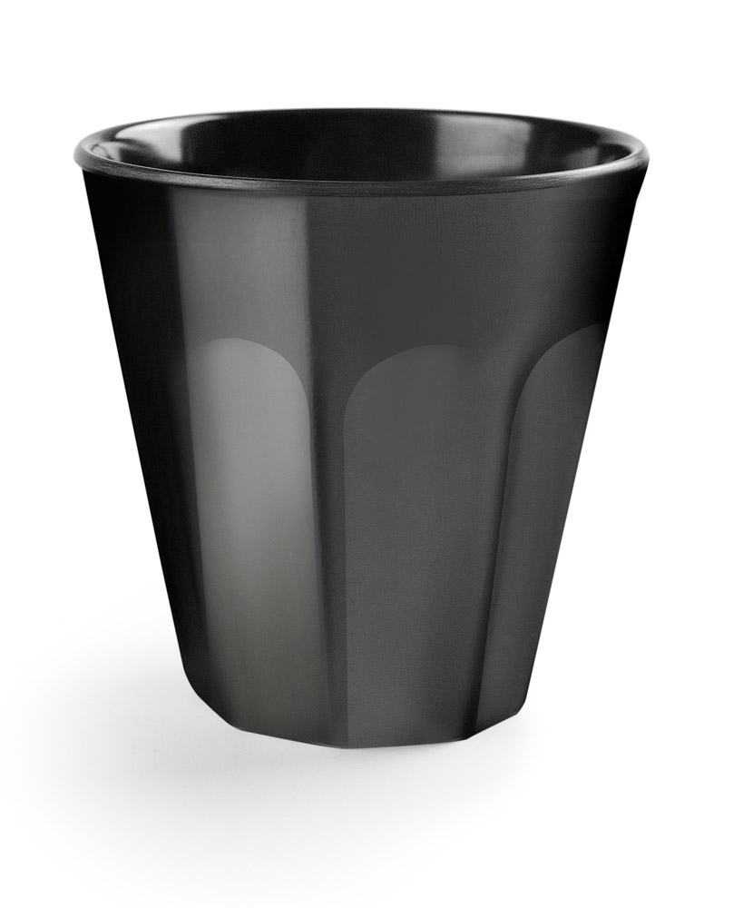 VASOS MELAMINA BLACK 320ML