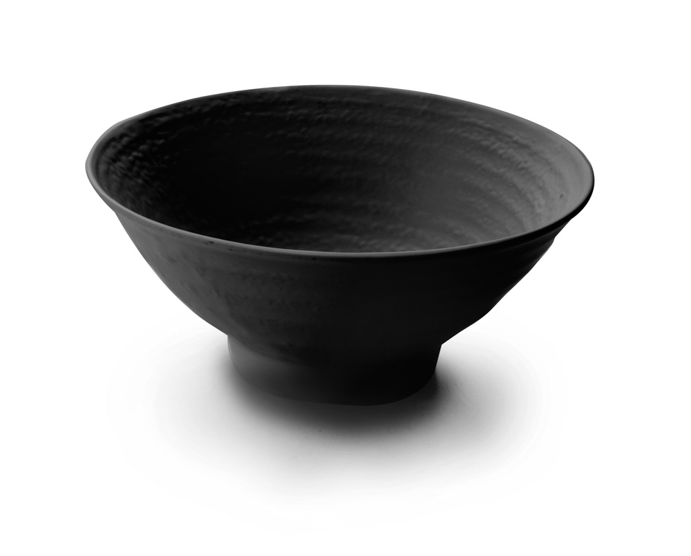 BOL REDONDO MELAMINA BLACK D.21X8 CM