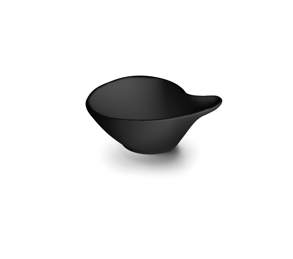 BOL SALSA MELAMINA BLACK 14X12X5 CM