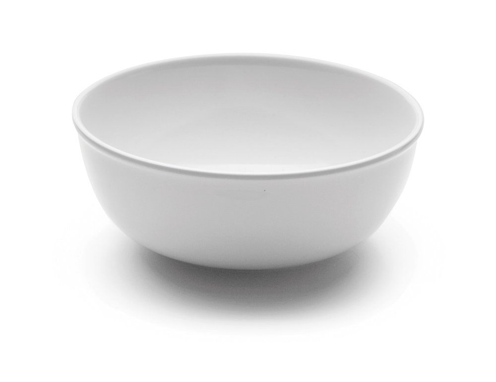 BOL REDONDO MELAMINA WHITE D.33X13