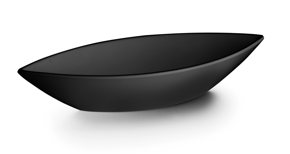 FUENTE MELAM.OVAL CLASICA NEGRO 41X17X8