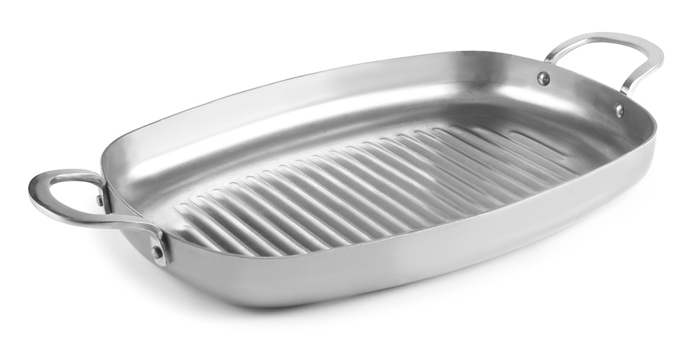 PLANCHA GRILL ACANALADA FERRUM 37 X 27CM