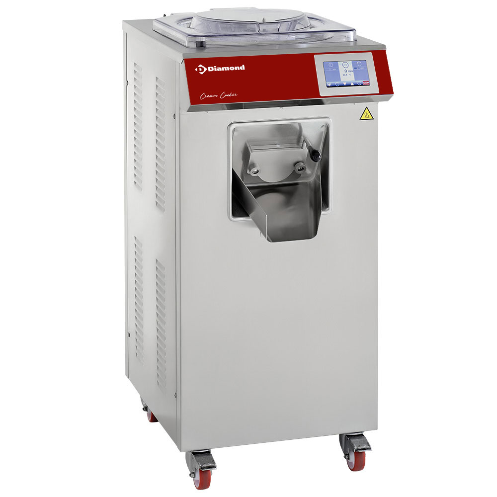 Cocedor para latigas/salsas universal 30 litros/h, condensador de agua, VV y TOUCH SCREEN