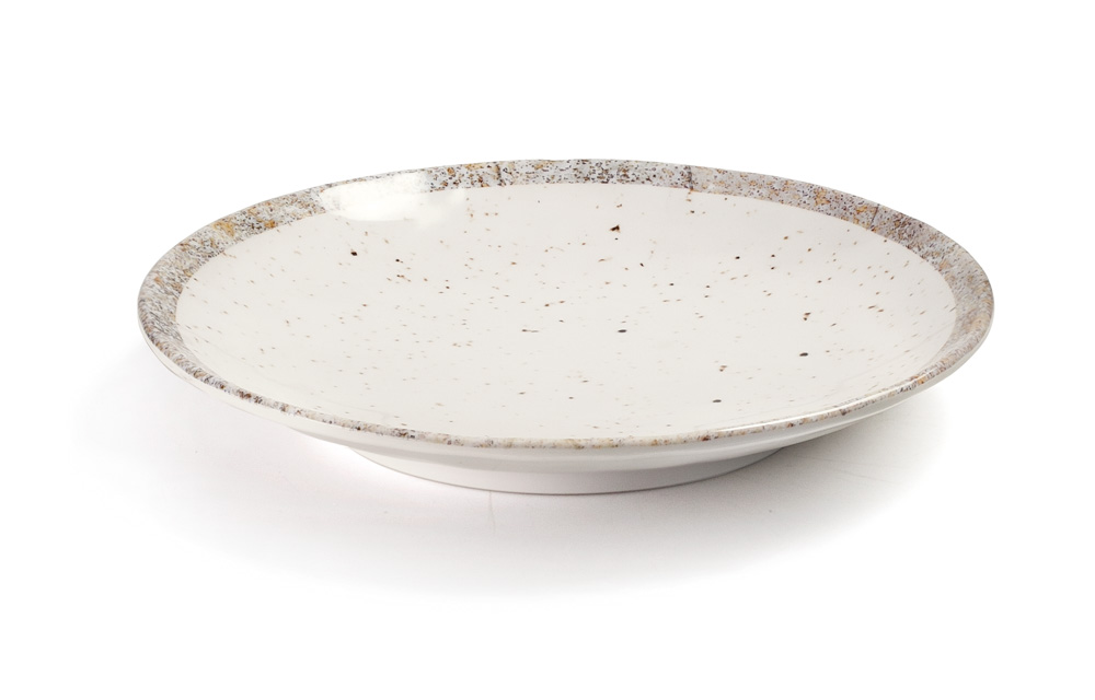 [63843] PLATO REDONDO "EARTH" MELAM D21.5X3.2CM