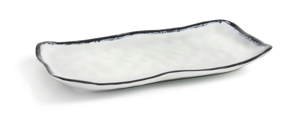 BANDEJA RECTAN "SEA" MELAMIN 29X17.5X3CM