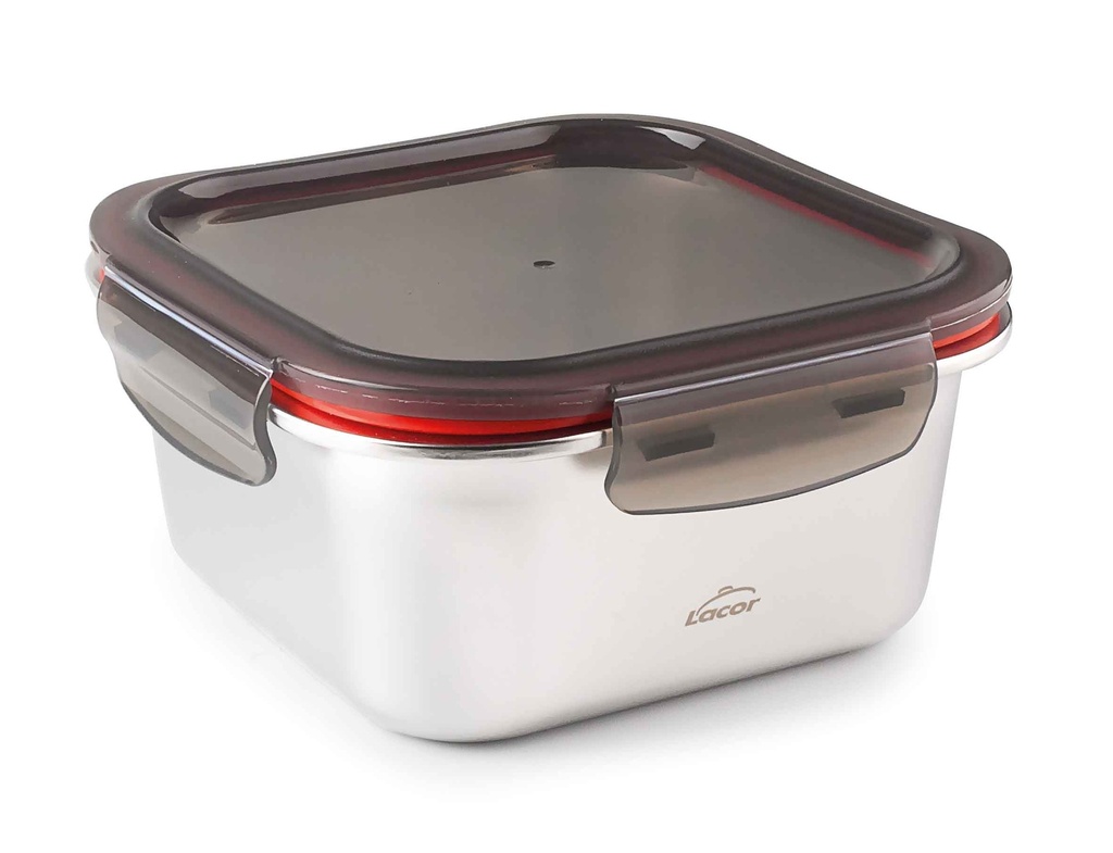 RECIPIENTE CUADRADO ECOINOX 640ML