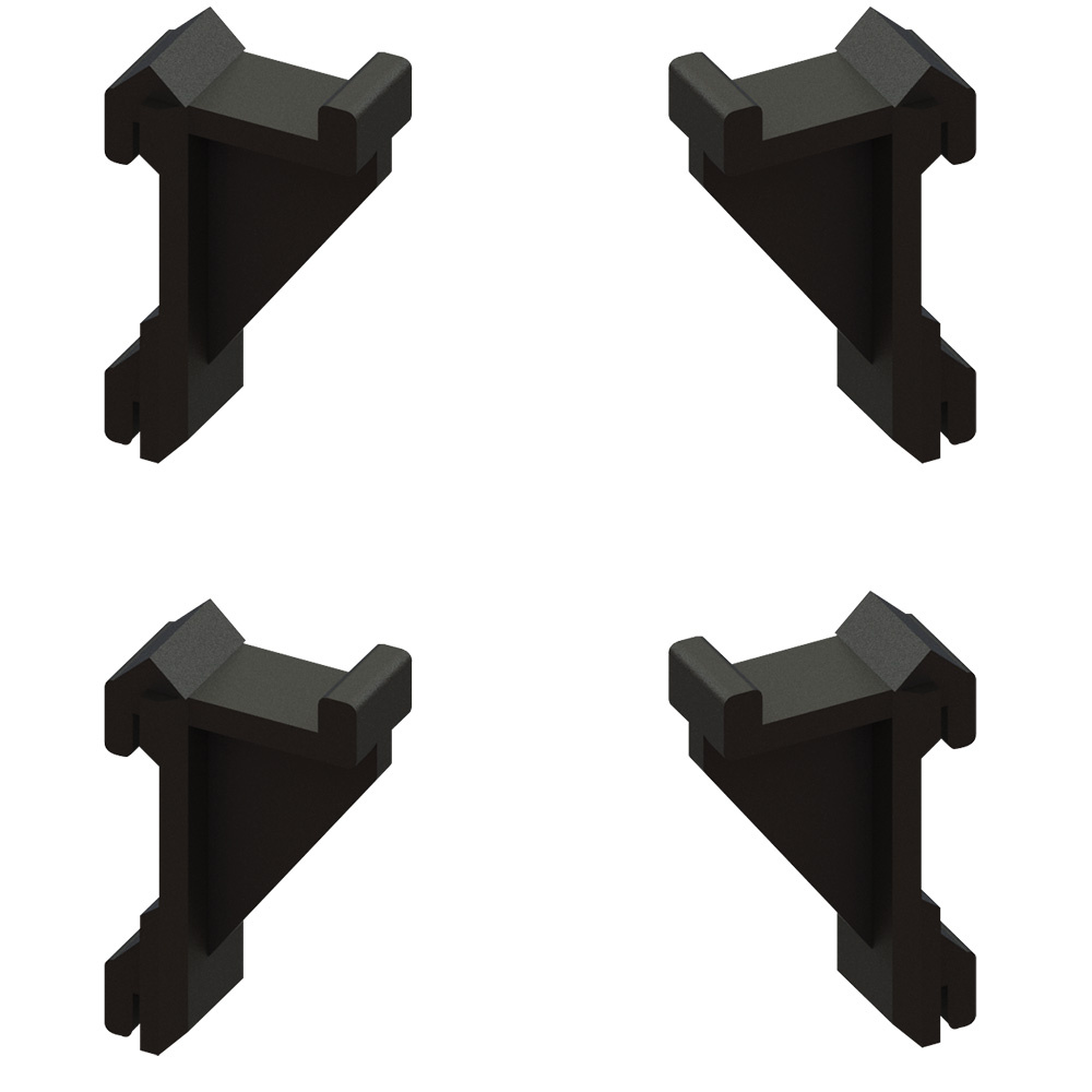 Clips (Kit 4 piezas) cuadrículas de soporte