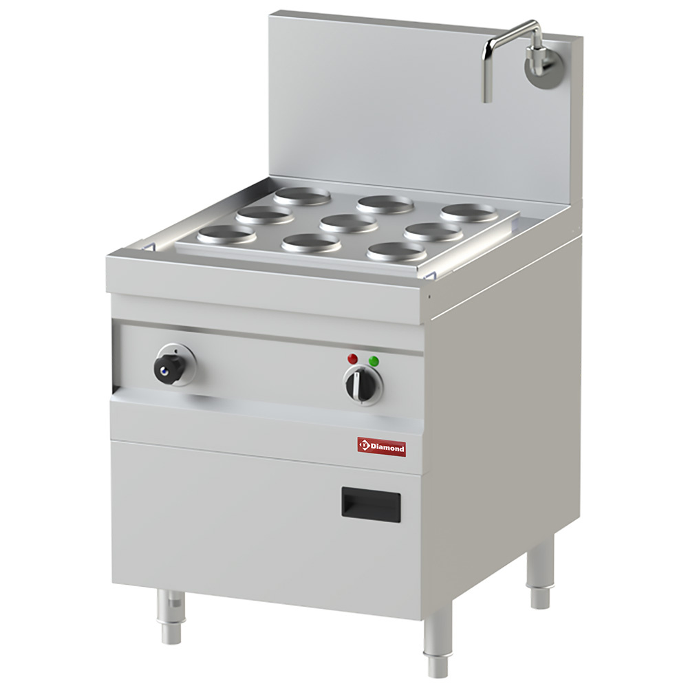 Vaporera eléctrica DIM SUM, 600x750 mm - 12KW