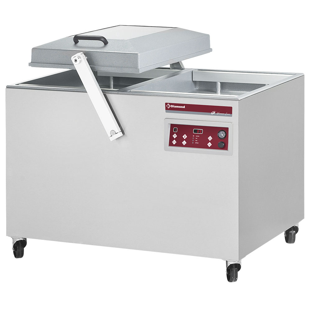 Máquina sistema vacío,  cámara doble 550x700xh235 mm. - 100 m3/h
