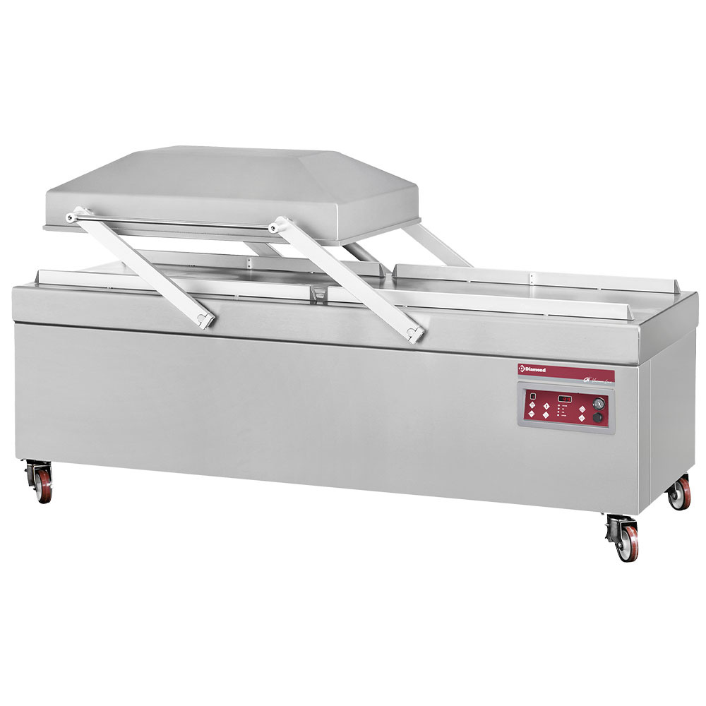 Máquina sistema vacío,  cámara doble 1100x730x230 mm. - 250 m3/h