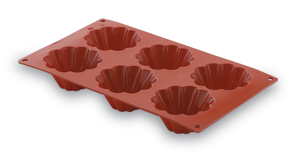 MOLDE SILICONA BRIOCHETTE 6 CAVIDADES