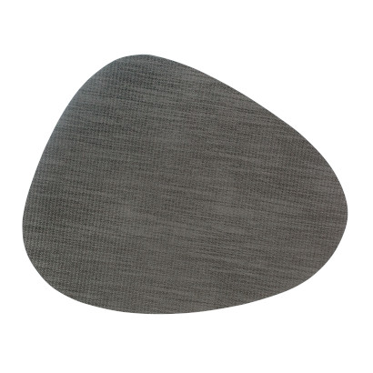 MANTEL INDIVIDUAL OVAL GREY  45x36CM