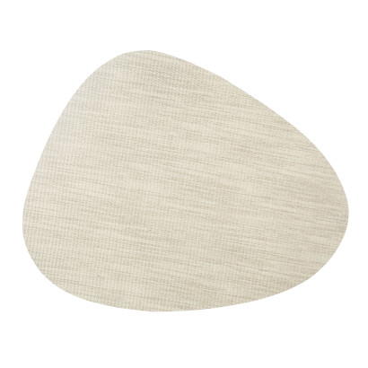 MANTEL INDIVIDUAL OVAL BEIGE 45X36CM